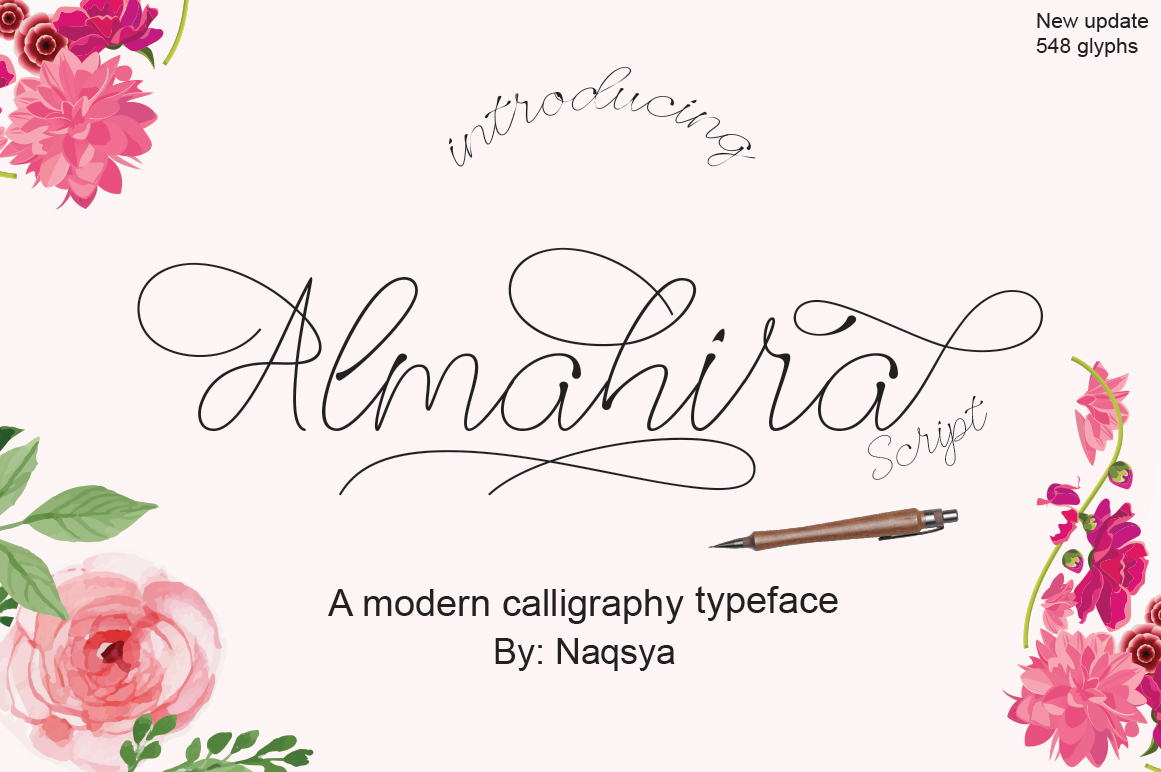 Almahira: A Handwritten Typeface That Feels Like a Thoughtful Signature