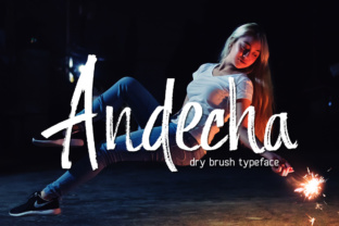 Andecha: A Hand-Brushed Script Font That Commands Attention