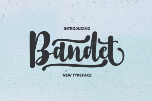 Bandet: A Brush-Based Font Duo for Digital Branding