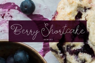 Berry Shortcake: A Script Font That Captures Attention