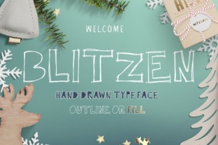 Blitzen: A Handcrafted Script Font That Elevates Your Brand