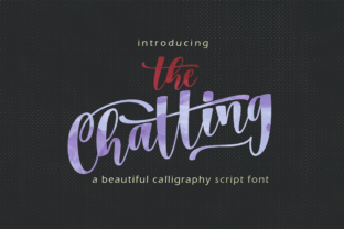 Chatting Font: A Handmade Script That Feels Like a Smile