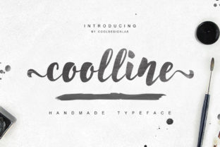 Coolline: A Handwritten Brush Font That Feels Like Your Best Creative Instinct