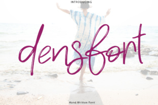 Densfort: A Handwritten Font with Editorial Warmth