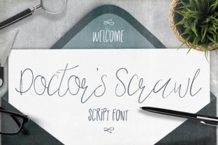 Doctor’s Scrawl: A Thoughtful Script Font for Editorial Design
