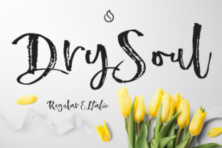 Dry Soul: A Grungy Script Typeface for Editorial Impact