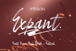 Expant: A Hand-Painted Script Font for Editorial Warmth and Distinction