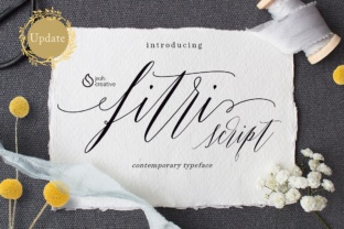 Fitri: A Refined Script Typeface for Elegant Digital Branding