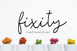 Fixity: A Handwritten Script Font That Builds Brand Trust