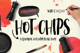 Hot Chips: A Handcrafted Script Font That Makes Your Brand Feel Like Home