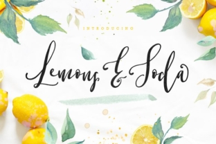 Lemons and Soda: A Thoughtful Script Font for Editorial Warmth