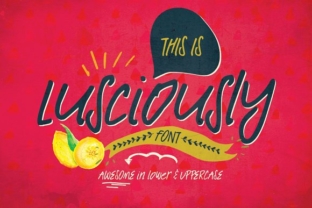 Lusciously: A Handcrafted Script Font for Polished Digital Branding