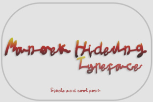 Manoek Hideung: A Quietly Confident Script Font for Thoughtful Design