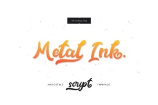 Metal Ink: A Clean Handwritten Font for Campaign Headlines