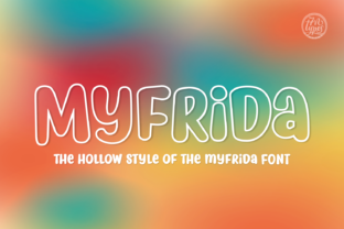 Myfrida Hollow: A Playful Handwritten Font for Makers