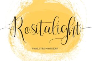 Rositalight: An Elegant Script Font for Digital Branding