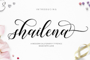 Shailena: A Handwritten Script Font for Digital Branding