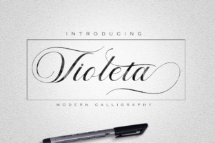 Violeta: A Modern Calligraphy Typeface That Feels Human